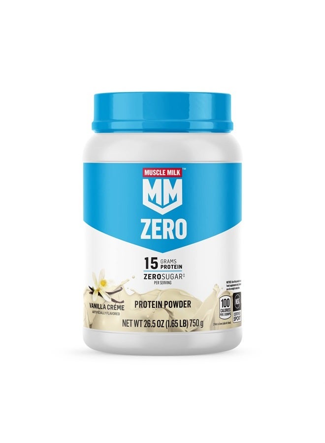 ZERO, 100 Calorie Protein Powder, Vanilla, 15g Protein, 1.65 Pound, 25 Servings
