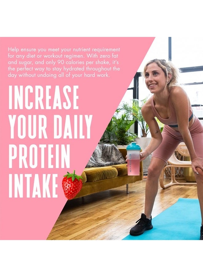 Clear Whey Isolate Protein Powder, 1.1 Lb (20 Servings) Strawberry, 20g Protein per Serving, Naturally Flavored Drink Mix, Daily Protein Intake for Superior Performance