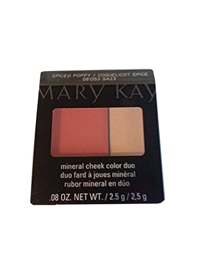 Mineral Cheek Colour Duo Blusher Spiced Poppy