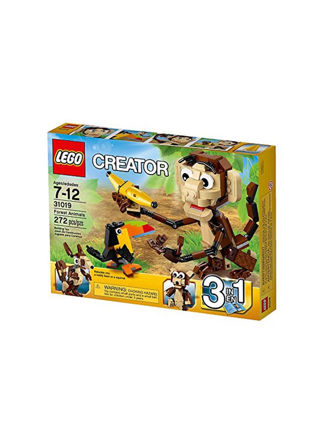 31019 272-Piece Creator Forest Animals Building Set 7+ Years