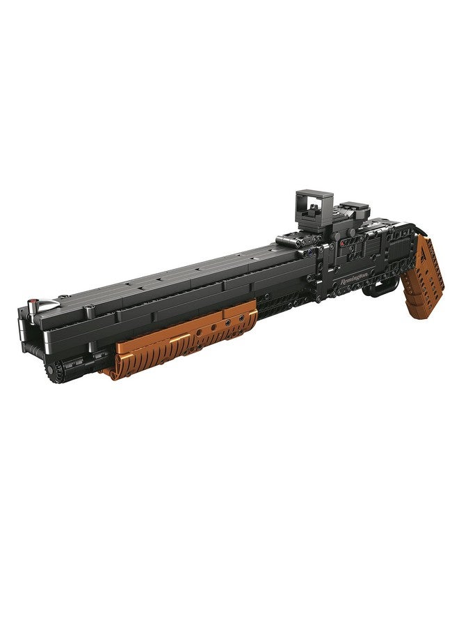 Remington Shotgun Toy Gun Building Blocks For Gun Lovers Functioning Bolt Action Handle Trigger & Scope