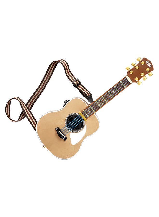My Real Jam Acoustic Guitar With Strap Musical Instrument With 4 Modes Play Any Song With Bluetooth Gift For Kids Toy For Boys And Girls Ages 3 4 5+ Year Old