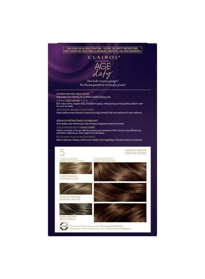 Age Defy Hair Coloring Tools 5 Medium Brown (Pack Of 3)3