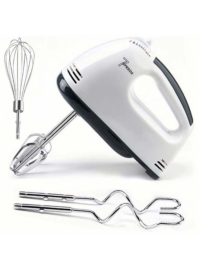 Handmixer Electric Handheld - 7 Speed Portable Kitchen Mixer Electric with 5 Stainless Steel Accessories Whisk, Food Beater for Whipping Mixing Cookies Cakes Eggs Dough