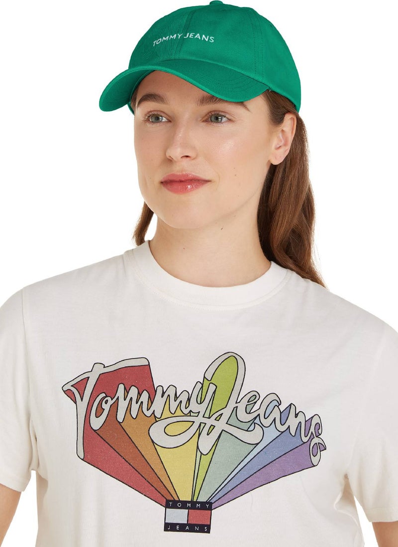 Women's Front Logo Baseball Cap -  Pure organic cotton, Green