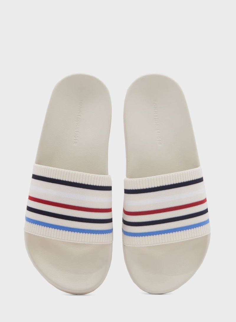 Global Stripes Pool Slides