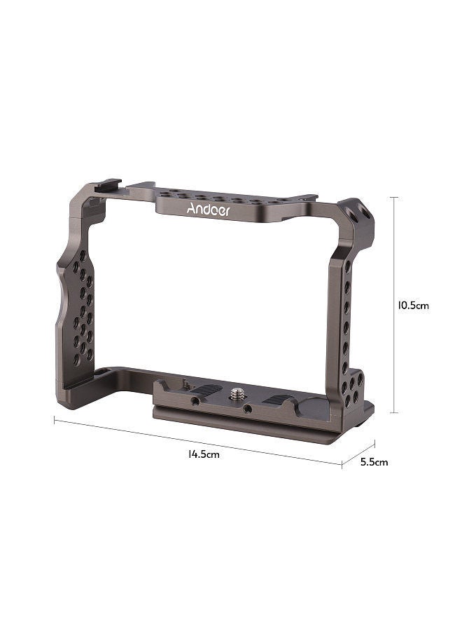 Andoer Aluminum Alloy Camera Cage Video Rig Replacement for Sony A7R III/ A7 II/ A7III