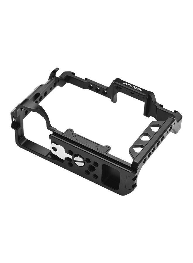 Andoer Aluminum Alloy Camera Cage with 1/4 Inch Screws Holes Cold Shoe Mounts Replacement for Sony A7 IV