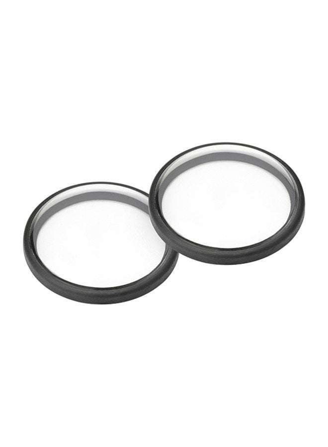 PULUZ 2Pcs/Set Acrylic Protective Lens Frame Cover Compatible with Go-Pro Max Anti-oil Anti-Scratch Lens Protector Camera Accessories