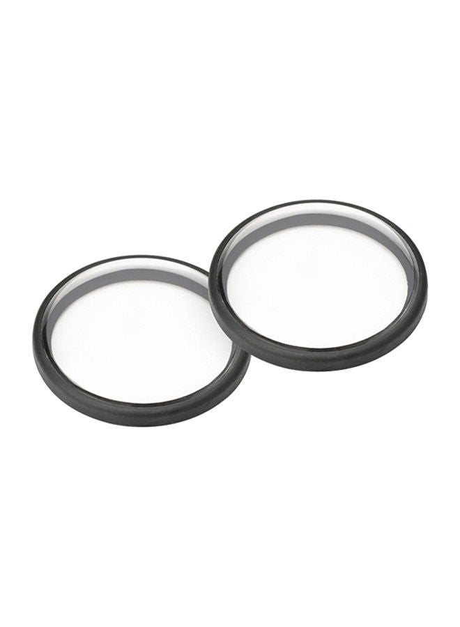PULUZ 2Pcs/Set Acrylic Protective Lens Frame Cover Compatible with Go-Pro Max Anti-oil Anti-Scratch Lens Protector Camera Accessories