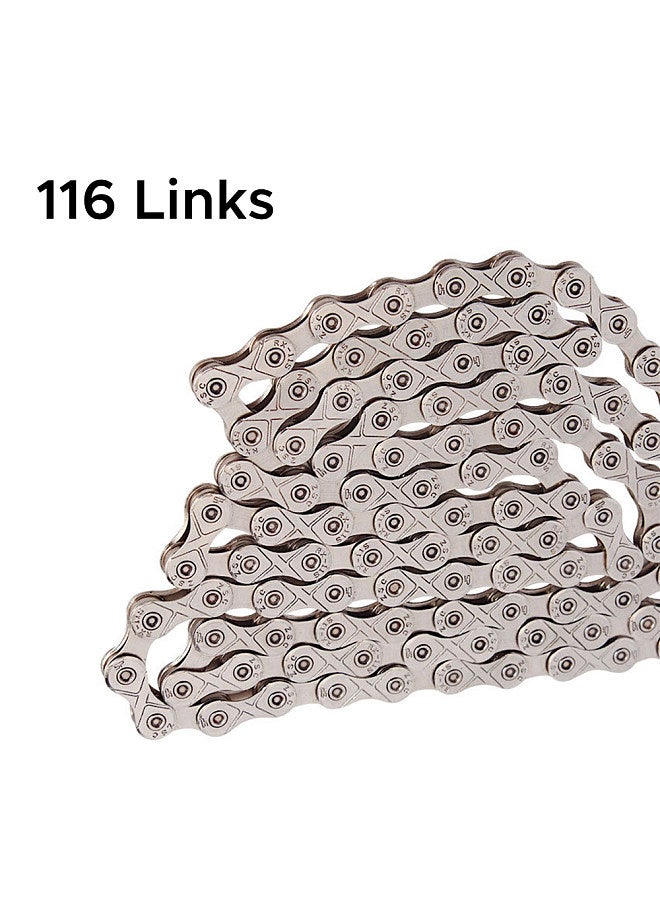 Bicycle Chains 6/7/8/9/10/11/12 Speed Bicycle Chains 116 Links MTB Mountain Bike Chains