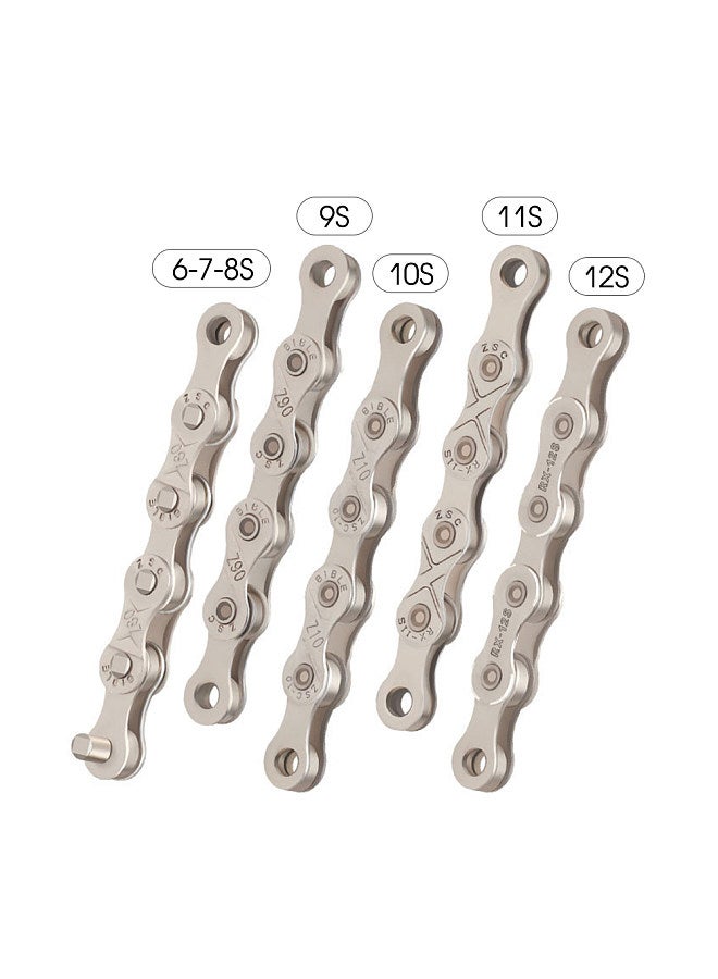 Bicycle Chains 6/7/8/9/10/11/12 Speed Bicycle Chains 116 Links MTB Mountain Bike Chains