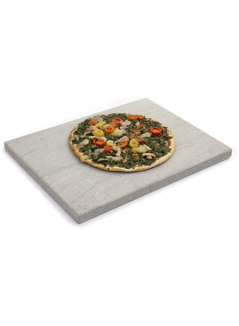 Pizza Natural stone 40x30x2cm thick grey limestone