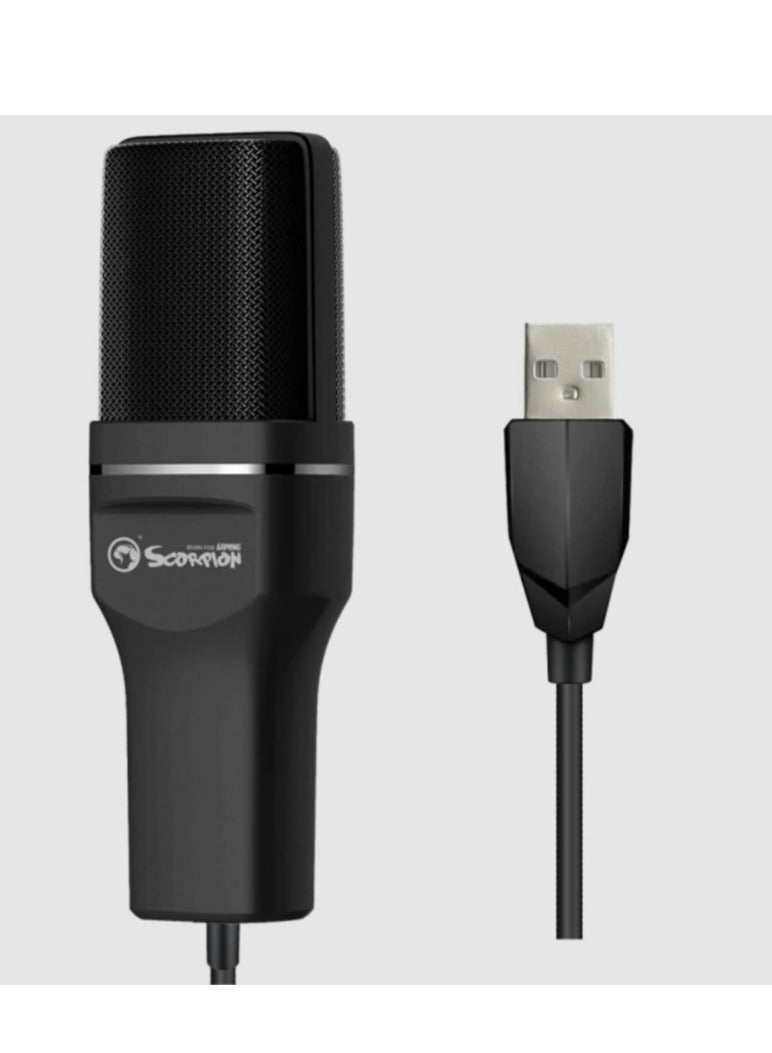 MARVO MIC-03 Wired Condenser USB Gaming Microphone