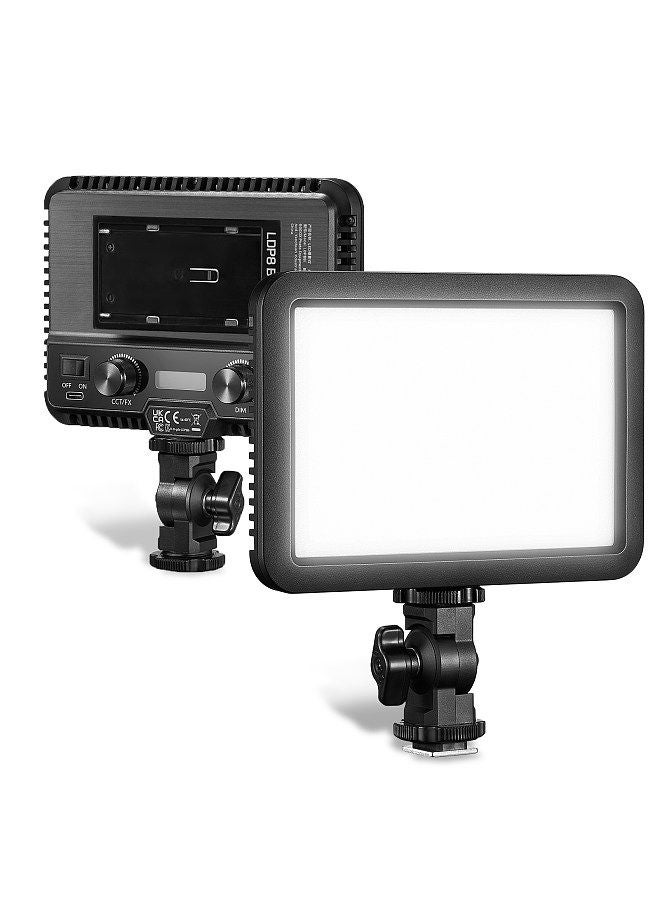 Godox LDP8D LED Video Light Photography Light Panel 10W LED Fill Light 5600K Adjustable Brightness 8 FX Lighting Effects Dual Power Supply Ways
