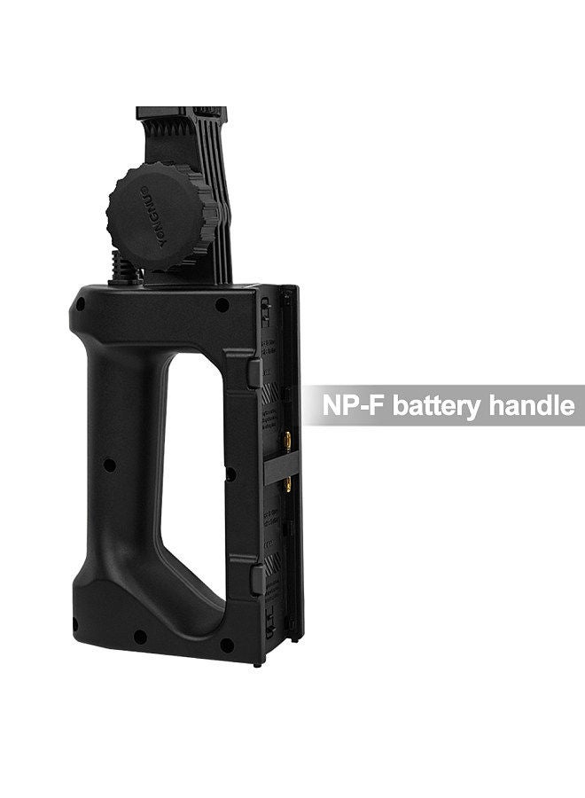 YONGNUO NP-F Battery Handle Power Supply Base Compatible with YONGNUO YNLUX200 LED Video Light