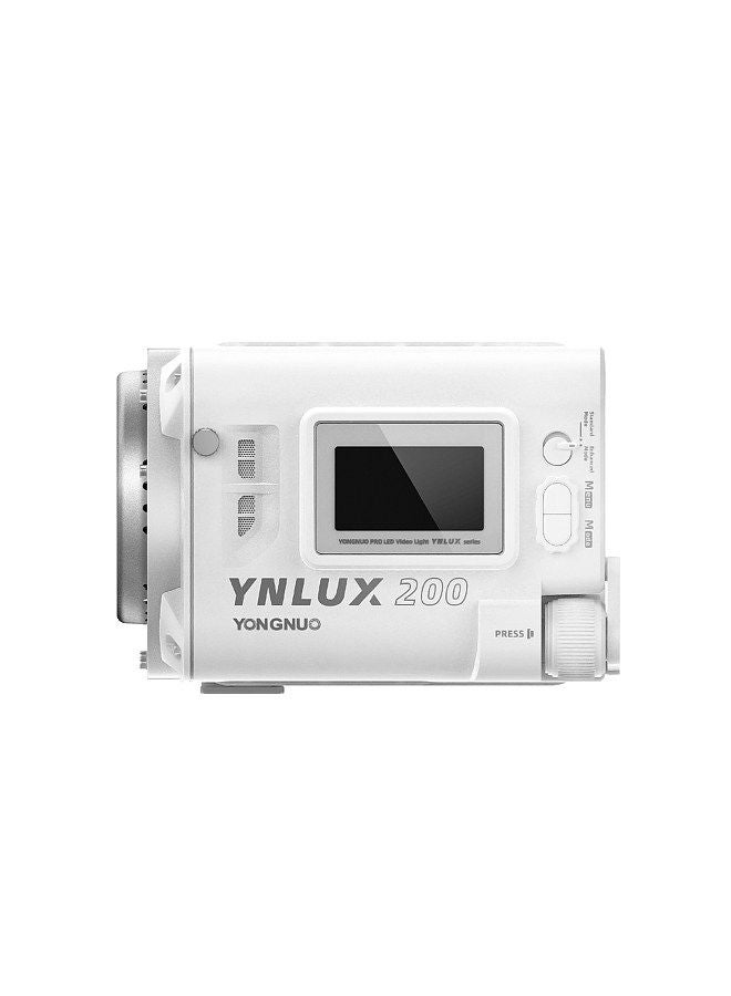 YONGNUO YNLUX200 Bi-Color Handheld LED Video Light 200W High Power Photography Light 2600K-6500K Dimmable
