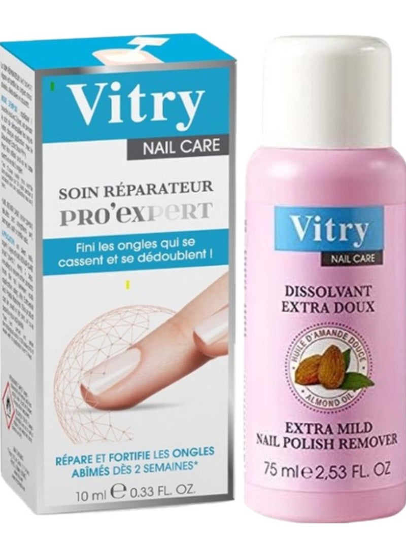Vitry Pro Expert 10ml and Nail polish remover 75ml