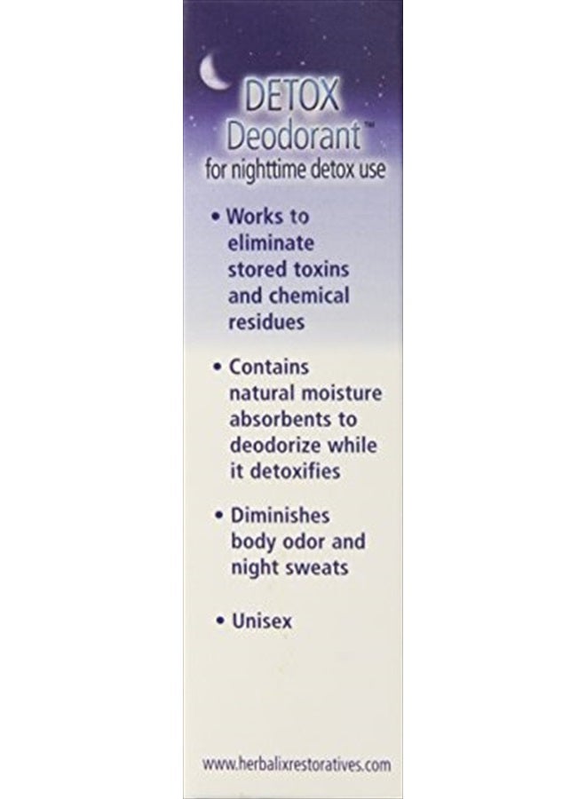 Nighttime Detox Cleansing Deodorant, 2.5 Ounce
