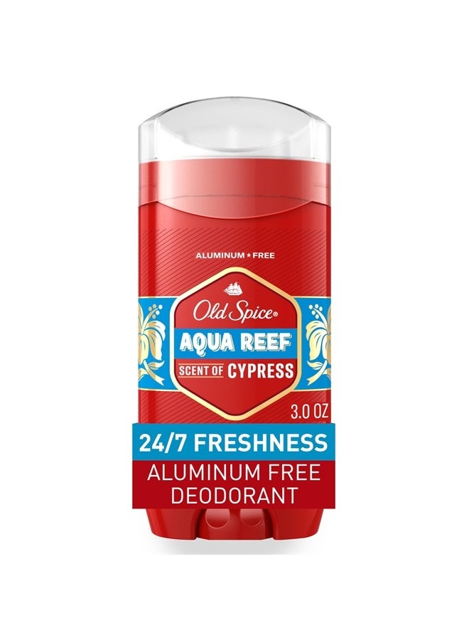 Red Collection Deodorant for Men, Aqua Reef Scent, 3.0 oz