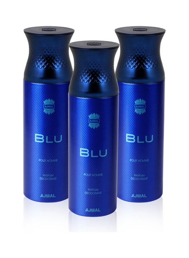 3 In 1 Pack - Blu Deodorant 3 x 200ml