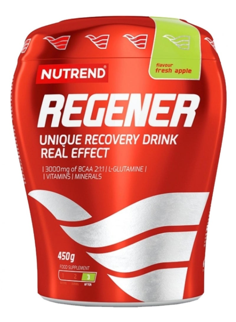 Nutrend Regener Unique Recovery Drink 450g Fresh Apple Flavor