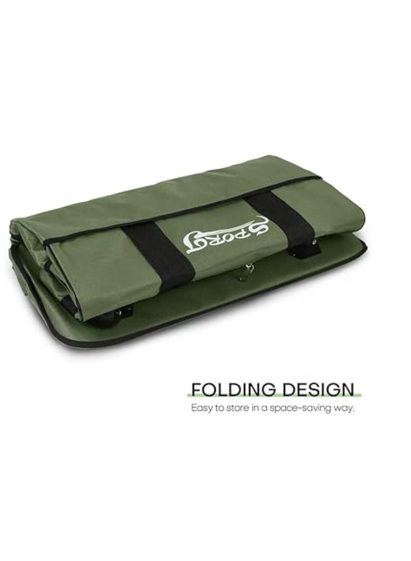 Travel Bag Luggage Trolley Bag Expandable Rolling Duffle Bag 3 Layers Space 5 Wheels Luggage Bag Foldable Suitcase For Multipurpose Use For Unisex 100HX50LX30W Green