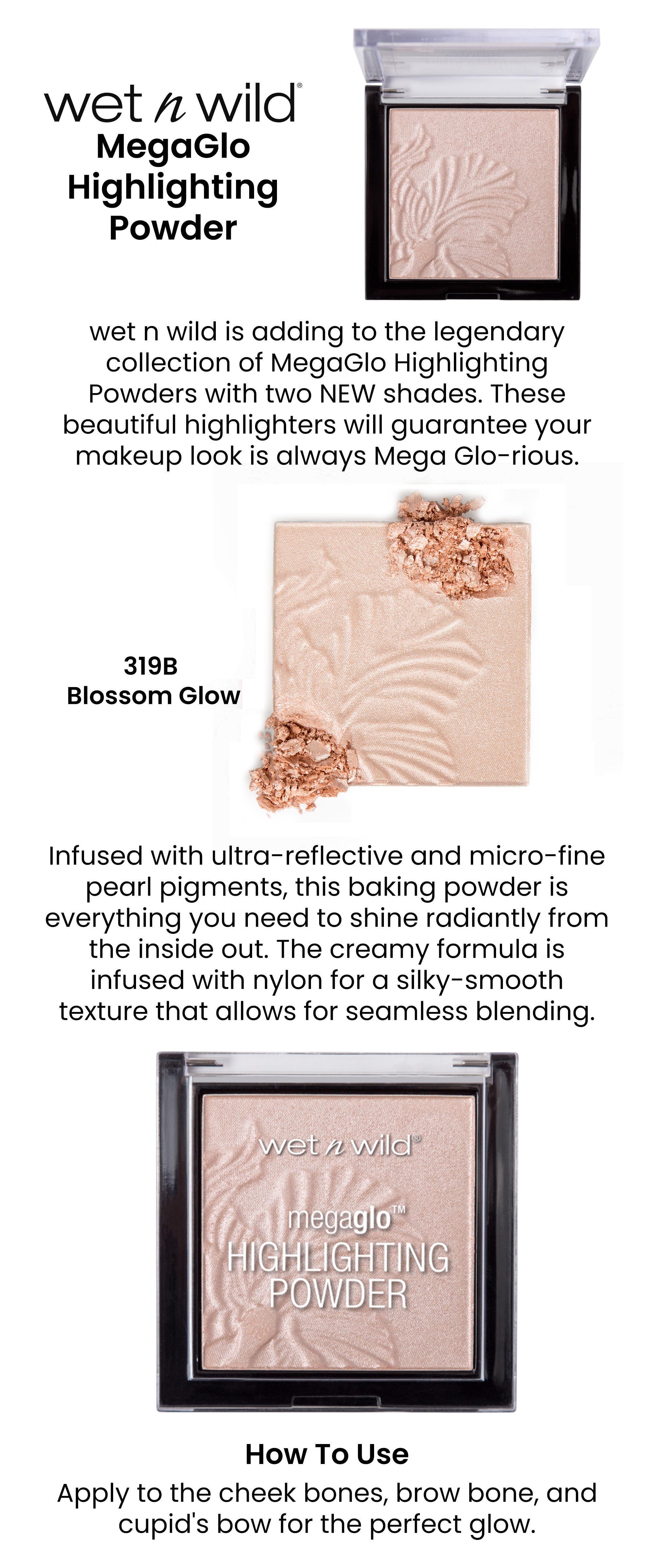 Megaglo Highlighting Powder 319B Blossom Glow