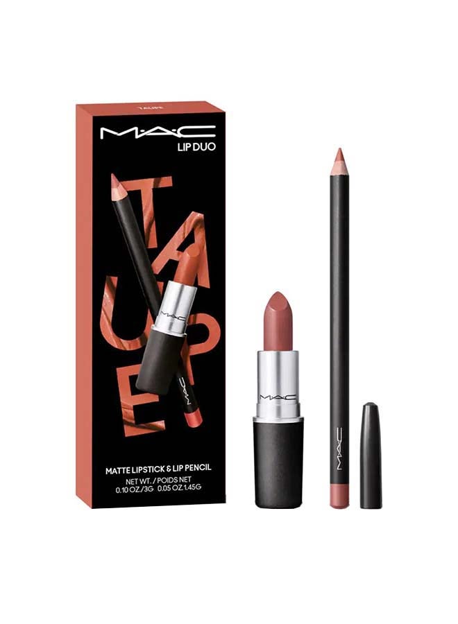 Matte Lipstick And Lip Pencil Duo kit