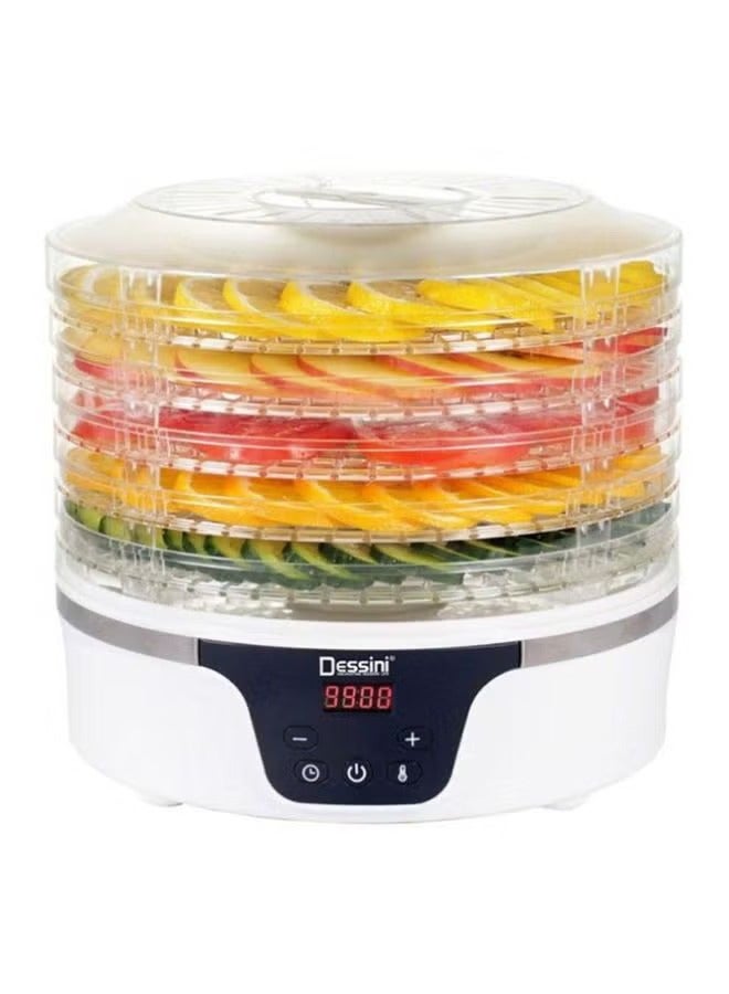 Food Dehydrator 400.0 W 2000-Food Dehydrator Clear/White/Blue