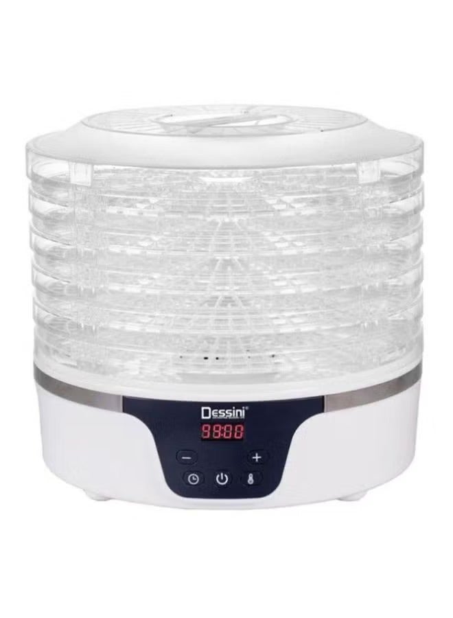 Food Dehydrator 400.0 W 2000-Food Dehydrator Clear/White/Blue