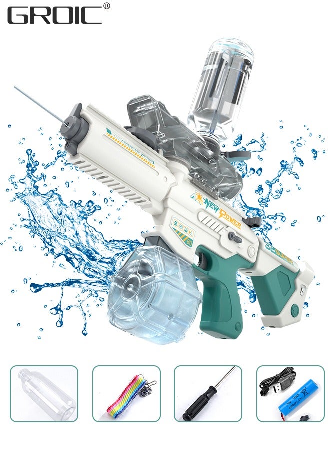 Electric Water Gun Toys for Kids, 700ML Automatic Squirt Guns Toy for Summer Fun - High Capacity, 10M Range - Ideal for Pool Parties, Beach &Outdoor Activities, Electric Super M416 Burst Blaster