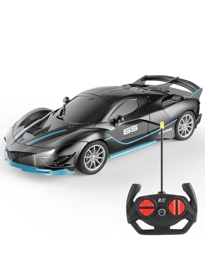 Car 1:18 High Speed Black Ferrari Remote Control Car With Cool Car Lights Battery Version 22 x 10 x 7 cm