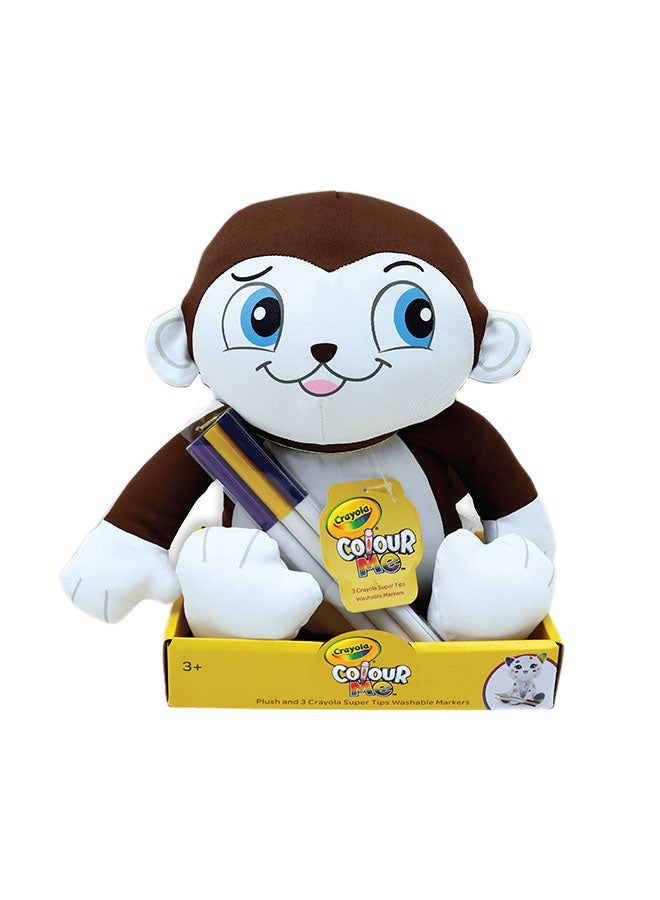 Colour Me Plush Monkey