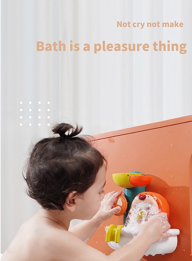 Baby Bath Toy, Automatic Bubble Blower for Bathtub Toys, Bubble Maker Tub Bath Toys with Strong Suction Cups Great Gifts for Toddlers and Kids