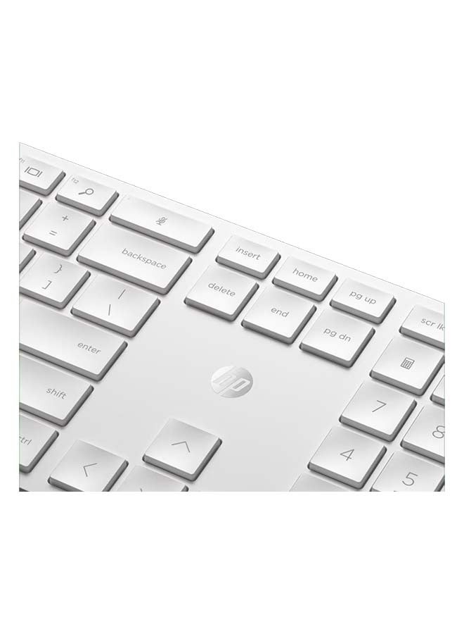 Wireless Keyboard & Mouse White