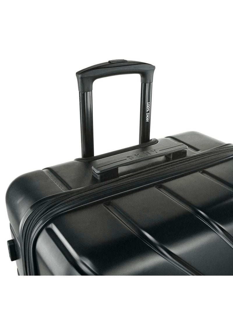 Side Tracked Hardside Luggage on Wheels for Unisex | Ultra Lightweight ABS on with Spinner Wheels 4 Color Black