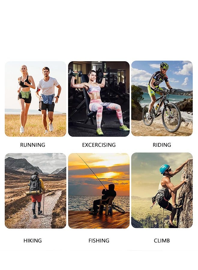Running Waist Packs Sports Running Belt Pouch Bag With Water Bottle Holder Waterproof Running Bag Adjustable Outdoor Pocket Pack Fitness Travel Mountain Climbing Gear
