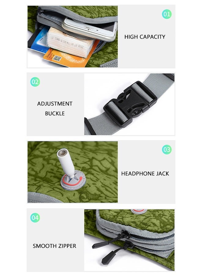 Running Waist Packs Sports Running Belt Pouch Bag With Water Bottle Holder Waterproof Running Bag Adjustable Outdoor Pocket Pack Fitness Travel Mountain Climbing Gear