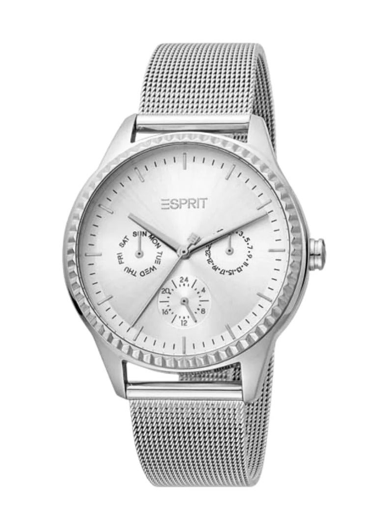 Esprit Stainless Steel Multi Function Women's Watch With Silver Stainless Steel Band ES1L220M0015