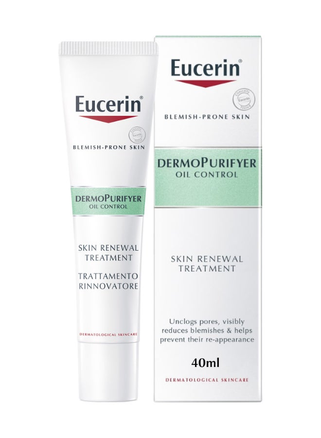 Dermopurifyer Oil Control Skin Renewal Treatment Face Serum For Blemish And Acne-Prone Skin With Hydroxy Complex Clear 40ml