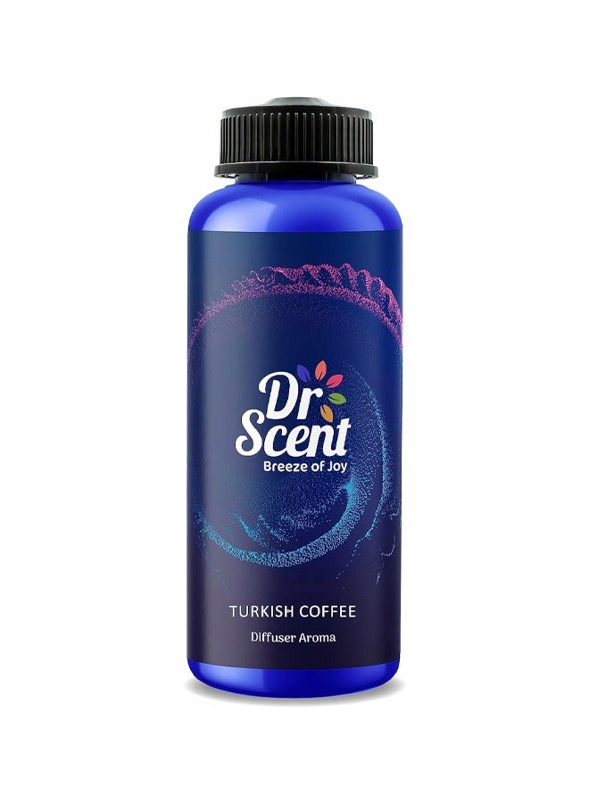 Dr Scent Diffuser Aroma Turkish Coffee, Feel the Aromatic Fragrance of Roasted Coffee Beans, And Zesty Cardamom, Ending with Sweet Notes of Vanilla (500ml)