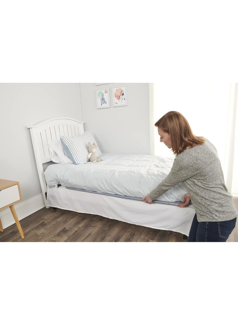 Hideaway 137cm Extra Long X 51cm High Bed Rail | Safety Guard for Kids | Foldable, Secure & Easy to Install | Reinforced Anchor System | Fits Twin, Full & Queen Beds | No Tools Needed