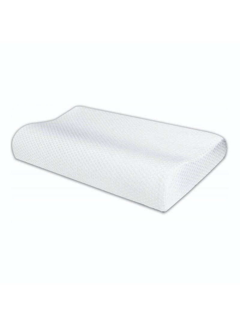 Memory Foam Pillow for Neck Pain Relief - Orthopedic Pillow with Washable Cover - Anti Snoring Support - 60x35 cm 11-9 cm Height - Ergonomic Cervical Neck Pillow