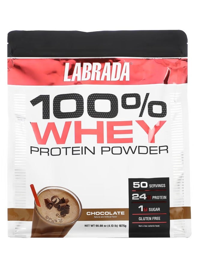 100% Whey Protein Powder Chocolate 4.13 lbs