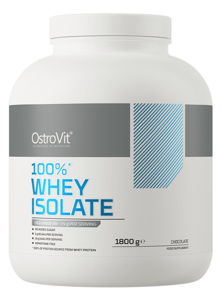 OstroVit 100% Whey Isolate High Protein Chocolate Flavor 1800g