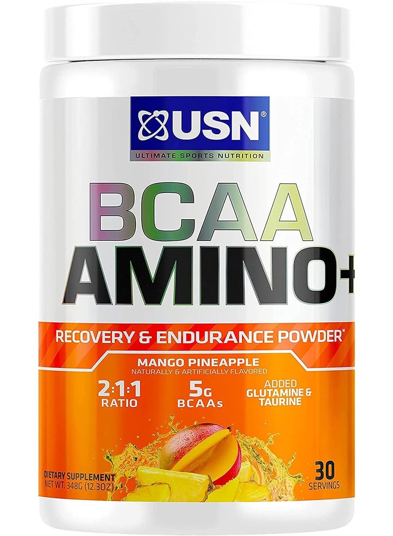 USN BCAA Amino + Mango Pineapple Flavor 273g