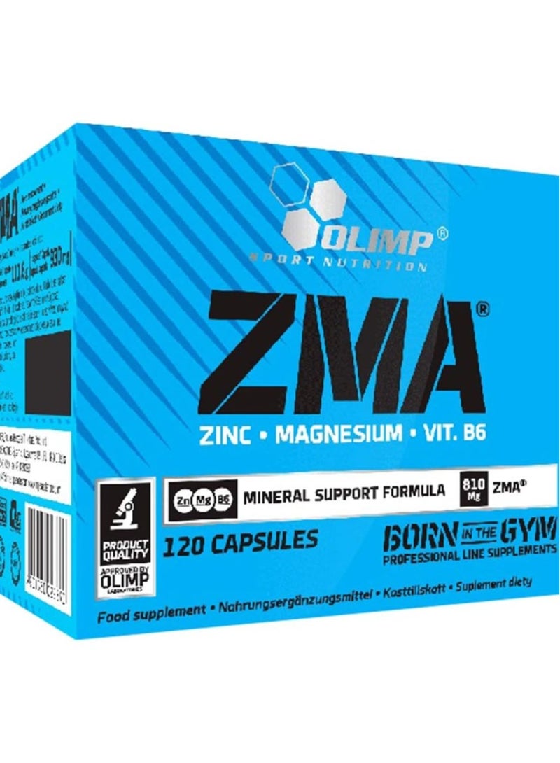 Olimp ZMA Zinc-Magnesium-Vit.B6, 120 Capsules