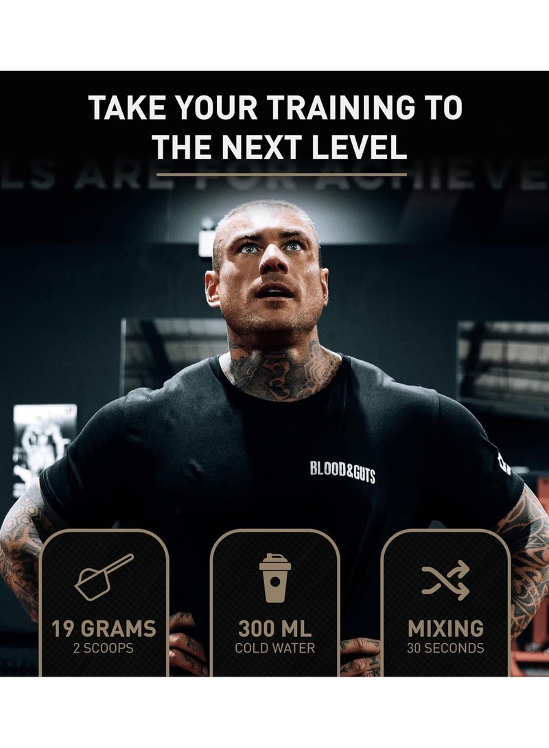 DY Nutrition Blood & Guts Pre-workout, Blueberry Flavor, 340g