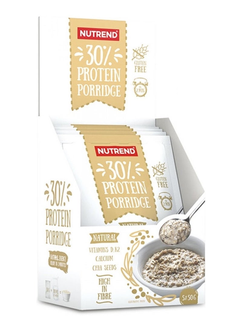 Nutrend 30% Protein Porridge Natural Flavor 5x50g